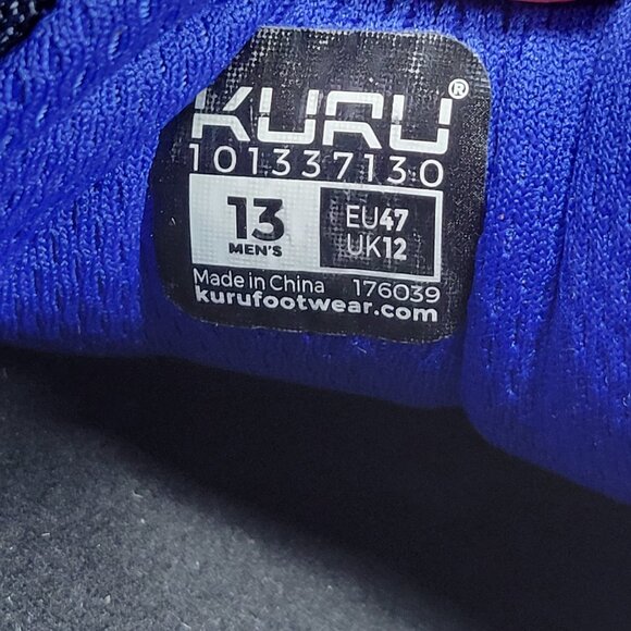 Kuru Quantum 2.0 Sneakers Mens 13M Indigo Blue Cloud Comfort Athletic Orthopedic - Picture 11 of 12